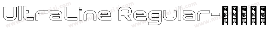 UltraLine Regular字体转换
